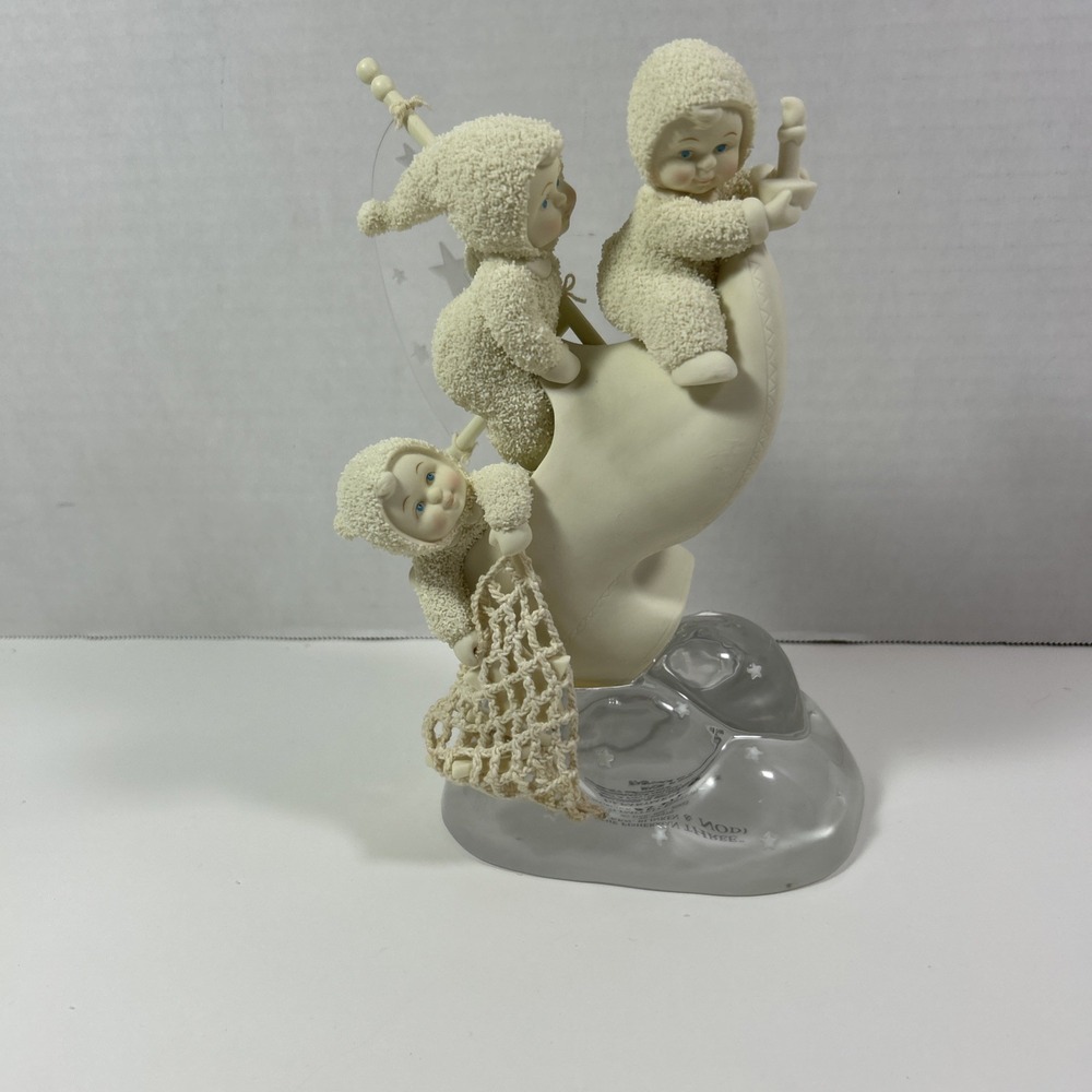 snowbabies‎ dept 56 Limited Edition #05272 The Fisherman Three 2003